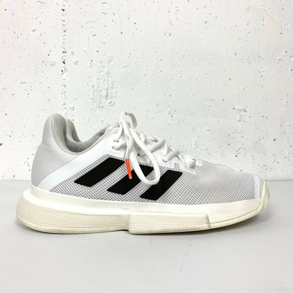 Adidas Solematch Bounce Tokyo Tennis Shoes Textile Upper Cloud White Size 8 - Picture 10 of 14